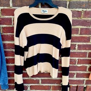 Mumu black and brown sweater